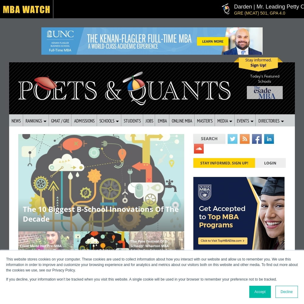 Poetsandquants.com - Reviews About Sites And Companies - Sites-Reviews