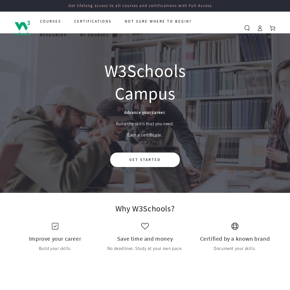 Campus.w3schools.com - Reviews About Sites And Companies - Sites-Reviews