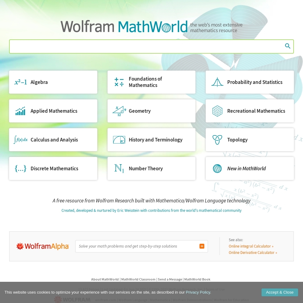 Mathworld.wolfram.com - Reviews About Sites And Companies - Sites-Reviews